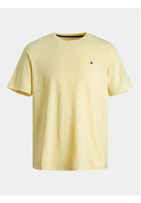 Jack & Jones - Jack&Jones T-Shirt Paulos 12245087 Żółty Standard Fit. Kolor: żółty. Materiał: bawełna