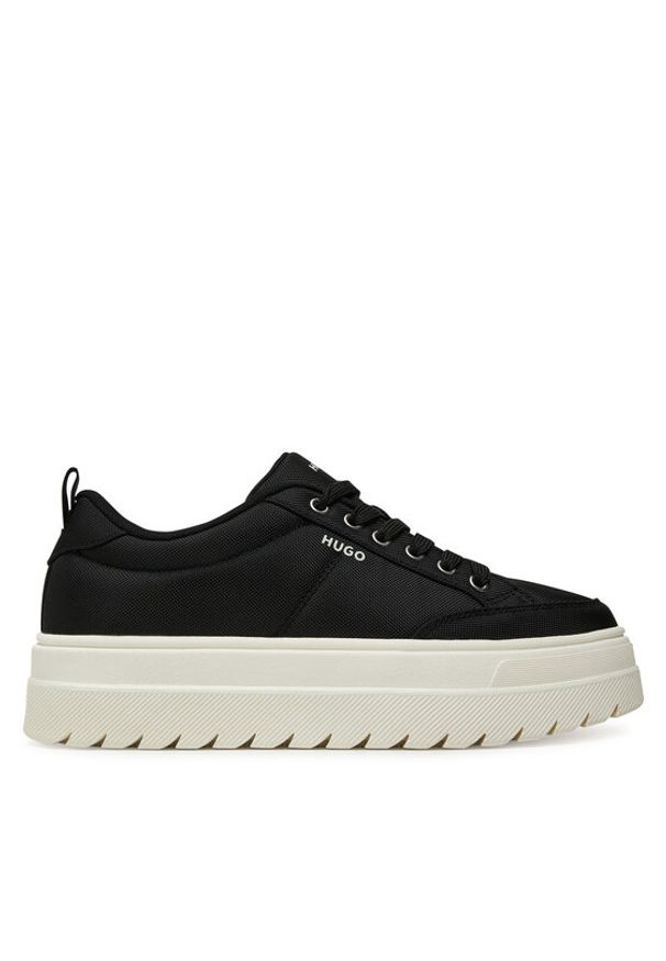 Hugo - HUGO Sneakersy Lyssa 50548178 Czarny. Kolor: czarny. Materiał: materiał
