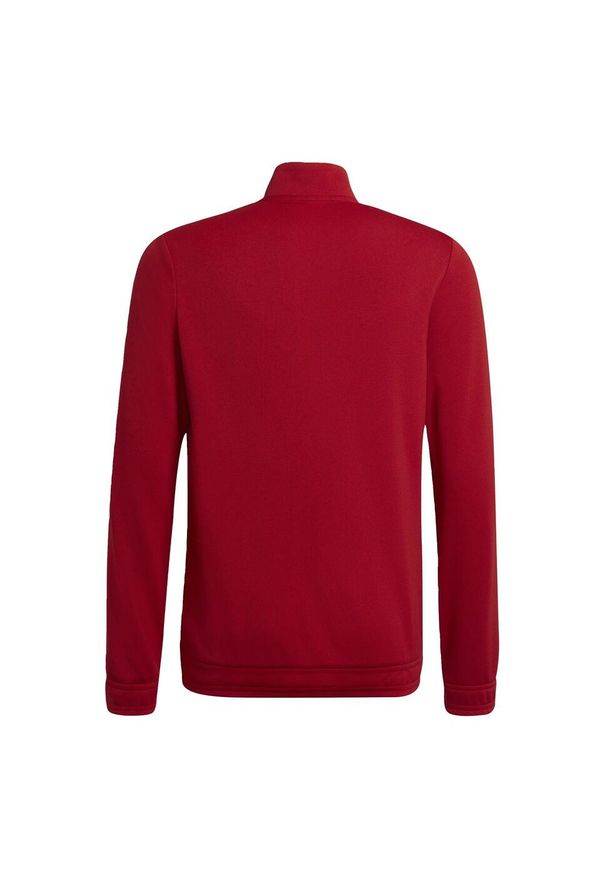 Adidas - Bluza piłkarska dla dzieci adidas Entrada 22 Tk Jkt. Kolor: czerwony. Materiał: materiał. Sport: piłka nożna