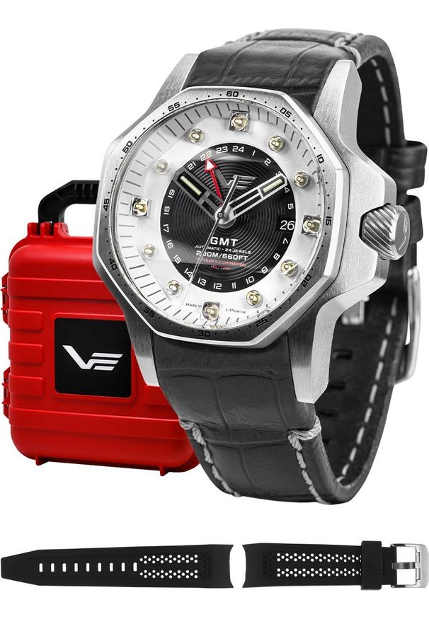 Zegarek Vostok Europe Zegarek męski Vostok Europe NH34-640A702 czarny. Kolor: czarny