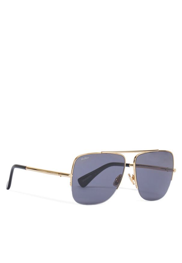 Max Mara Okulary przeciwsłoneczne MM0121 30A Złoty. Kolor: złoty