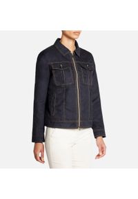 Geox - Kurtka GEOX W LICENA SHORT JKT Niebieski. Kolor: niebieski. Materiał: tkanina