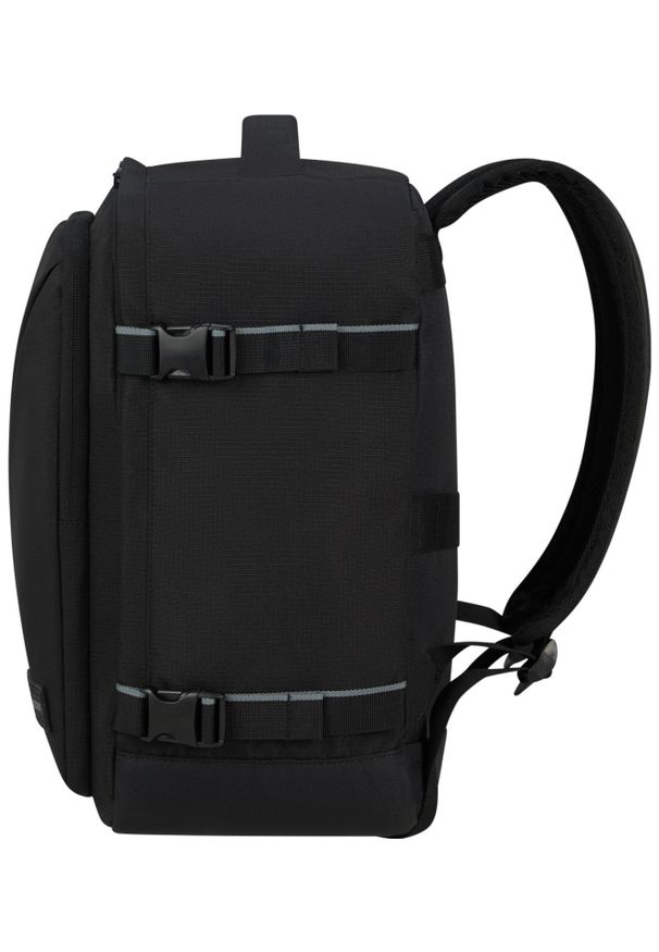 AMERICAN TOURISTER - Plecak American Tourister Take2Cabin S do Ryanair czarny. Kolor: czarny. Materiał: materiał. Styl: klasyczny