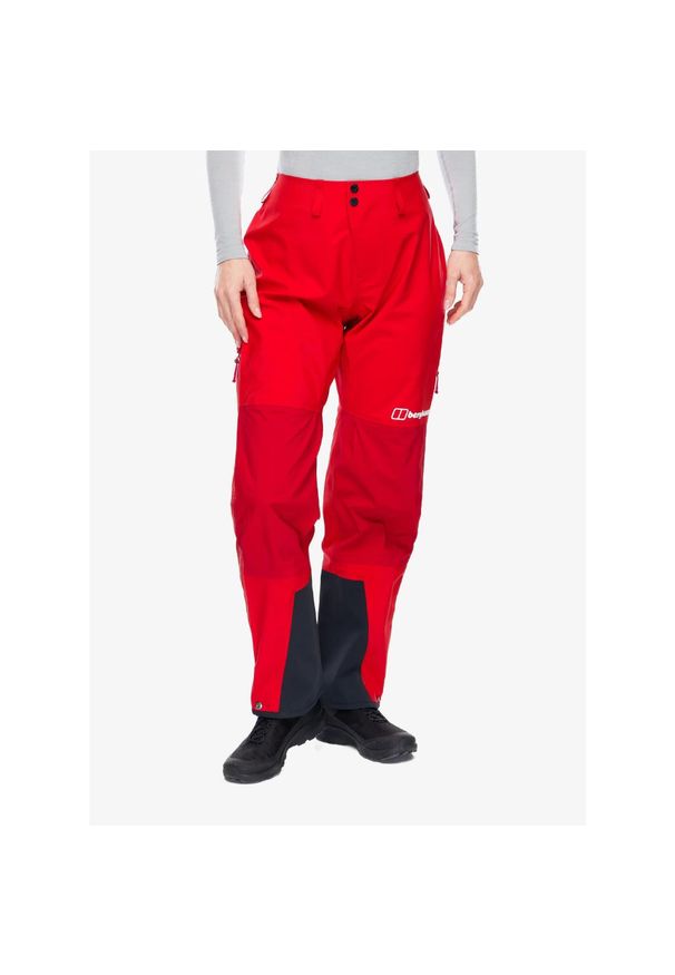 Spodnie damskie w góry Berghaus MTN Seeker GTX Pant. Kolor: czerwony. Sport: wspinaczka
