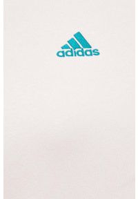 Adidas - adidas bluza damska kolor różowy wzorzysta. Kolor: różowy. Materiał: materiał. Styl: klasyczny #4