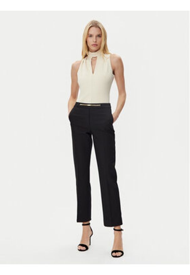 Guess Spodnie materiałowe 5GGB17 7311A Czarny Regular Fit. Kolor: czarny. Materiał: bawełna