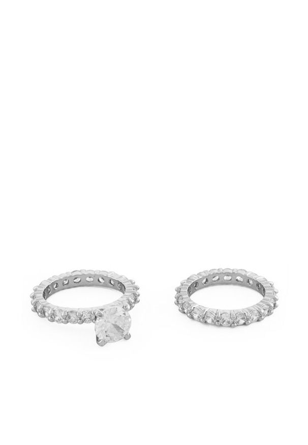 Aldo Pierścionek Plagens 12650980 Srebrny. Materiał: metalowe. Kolor: srebrny