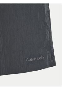 Calvin Klein Swimwear Szorty kąpielowe KM0KM01048 Szary Regular Fit. Kolor: szary. Materiał: syntetyk #3