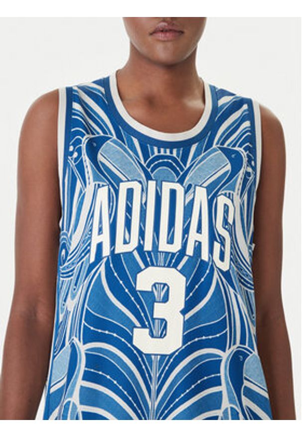 Adidas - adidas Sukienka codzienna Farm Rio Premium KD4621 Niebieski Slim Fit. Okazja: na co dzień. Kolor: niebieski. Materiał: syntetyk. Typ sukienki: proste. Styl: casual