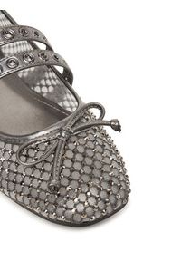 Guess Baleriny FLJKNN FAB02 Srebrny. Kolor: srebrny. Materiał: materiał #6