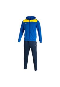 Dres Joma Phoenix II. Kolor: niebieski, wielokolorowy, żółty. Materiał: dresówka. Sport: fitness, piłka nożna #1