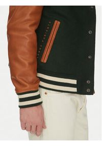 Serge Pariente Kurtka bomber Varsity Bomber Zielony Regular Fit. Kolor: zielony. Materiał: wełna, syntetyk #6