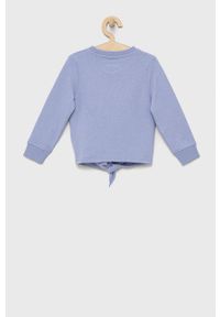 Tom Tailor bluza dziecięca kolor fioletowy z nadrukiem. Okazja: na co dzień. Kolor: fioletowy. Materiał: materiał, bawełna. Wzór: nadruk. Styl: casual