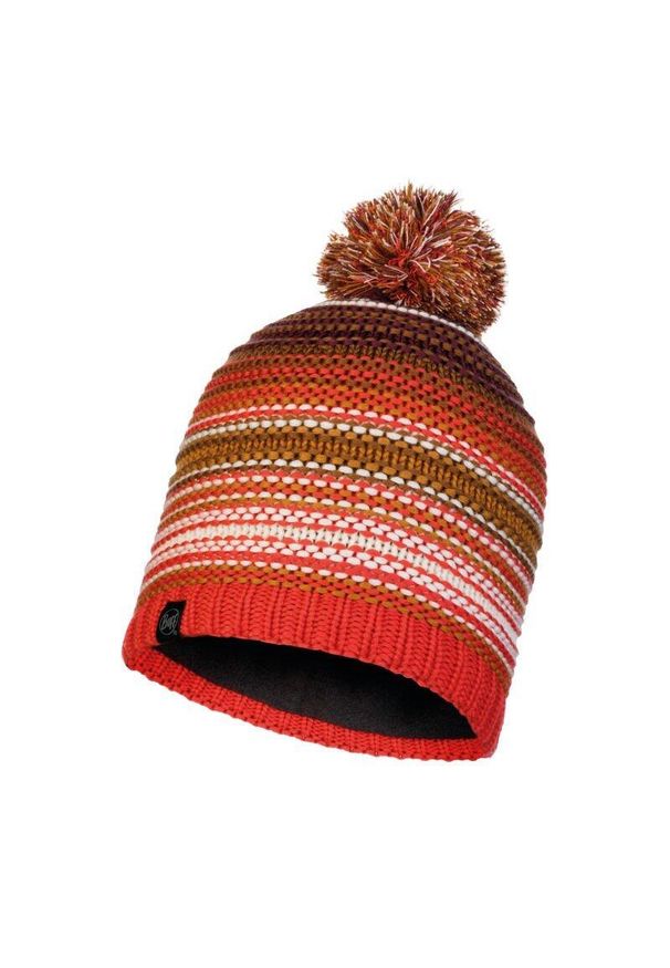Buff - BUFF® Czapka Zimowa Knitted & Fleece Hat Neper MAROON. Sezon: zima