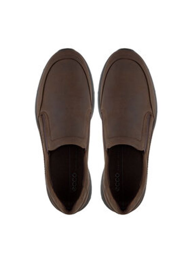 ecco - ECCO Półbuty Irving 51174402072 Brązowy. Kolor: brązowy. Materiał: nubuk, skóra