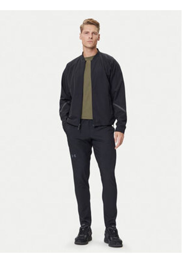 Under Armour Kurtka przejściowa Ua Unstoppable Bomber 1377170-001 Czarny Loose Fit. Kolor: czarny. Materiał: syntetyk