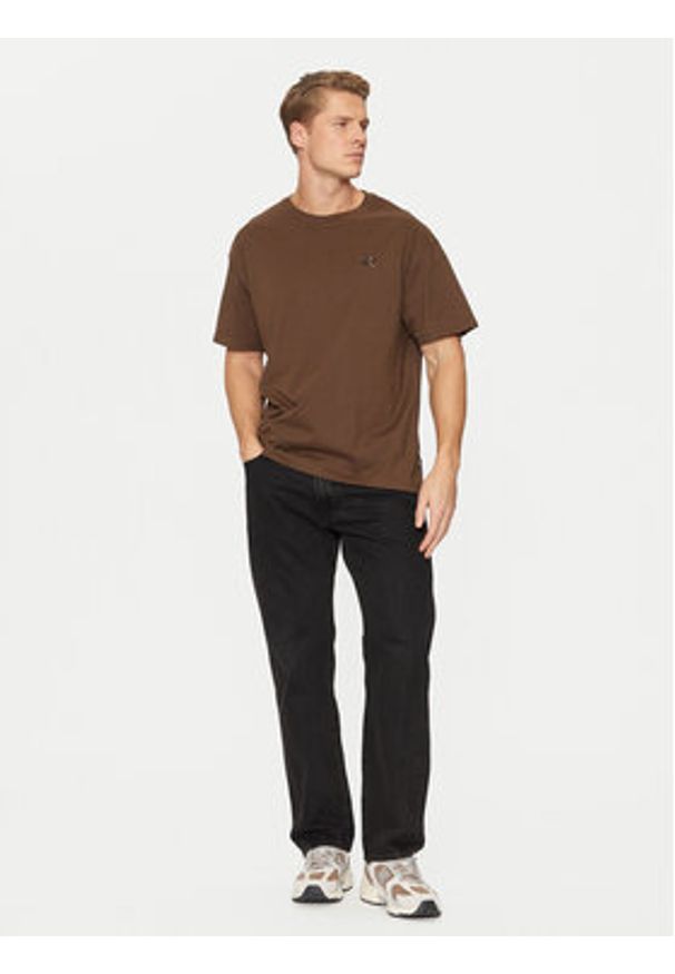 !SOLID - Solid T-Shirt Manes 21108333 Czarny Regular Fit. Kolor: czarny. Materiał: bawełna