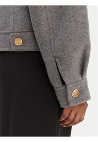 TOMMY HILFIGER - Tommy Hilfiger Kurtka przejściowa WW0WW47759 Szary Relaxed Fit. Kolor: szary. Materiał: syntetyk #4