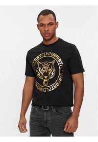 Plein Sport T-Shirt SADC MTK6929 SJY001N Czarny Regular Fit. Kolor: czarny. Materiał: bawełna. Styl: sportowy #1