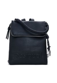 Desigual Plecak Half Hampton 25SAKP46 Czarny. Kolor: czarny. Materiał: skóra