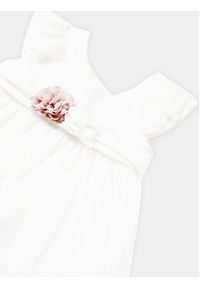 Mayoral Sukienka elegancka 1903 Biały Regular Fit. Kolor: biały. Materiał: syntetyk. Styl: elegancki