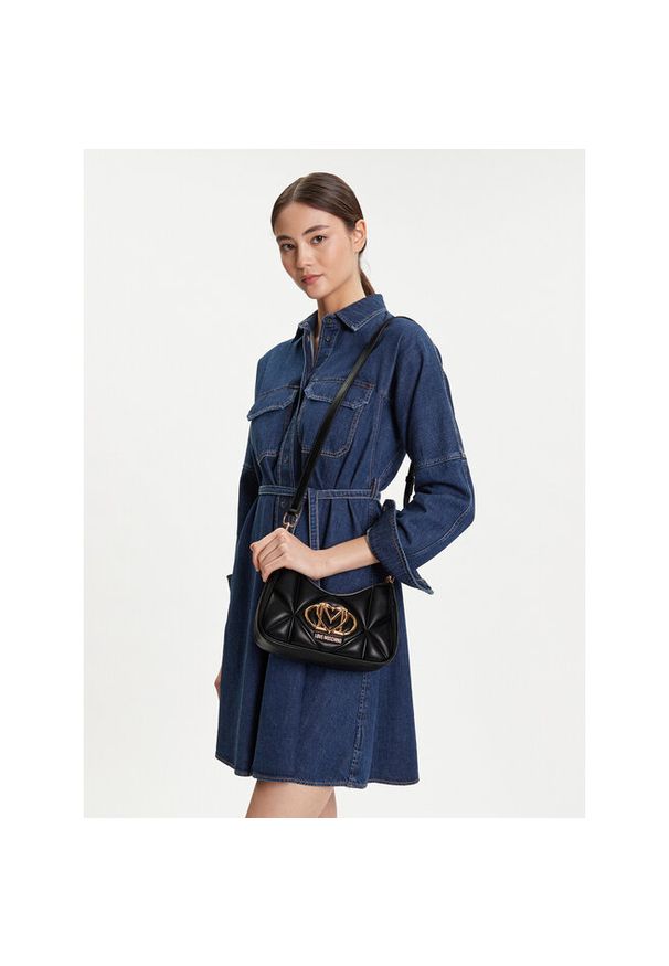 Love Moschino - Torebka LOVE MOSCHINO. Kolor: czarny
