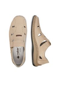 Rieker Półbuty CEO-05284-60 Beżowy jasny. Kolor: beżowy. Materiał: skóra #6