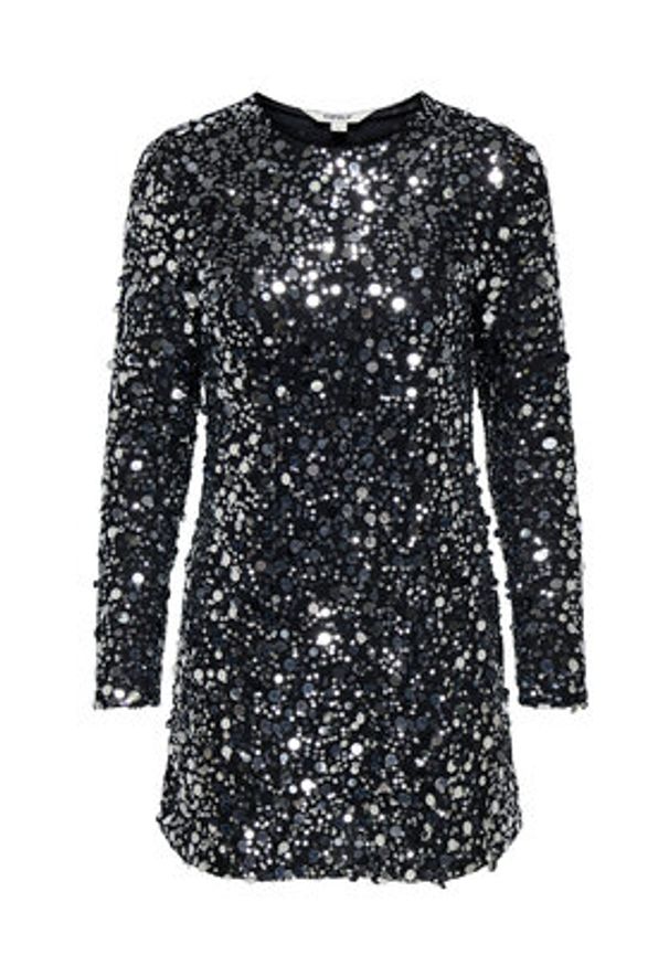 only - ONLY Sukienka koktajlowa Anika 15358384 Czarny Loose Fit. Kolor: czarny. Materiał: syntetyk. Styl: wizytowy