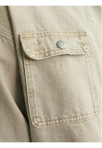 Jack & Jones - Jack&Jones Kurtka jeansowa Chase 12249029 Beżowy Loose Fit. Kolor: beżowy. Materiał: bawełna