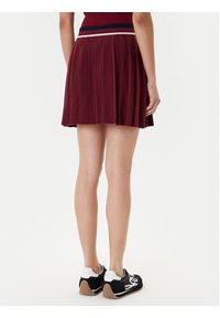 Guess Spódnica plisowana V5BD02 Z1152 Bordowy Regular Fit. Kolor: czerwony. Materiał: akryl #4