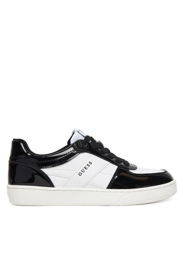 Guess Sneakersy FLPNAM ELE12 Biały. Kolor: biały. Materiał: skóra