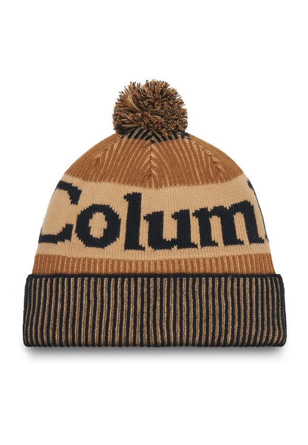 columbia - Czapka Columbia. Kolor: brązowy. Materiał: polar