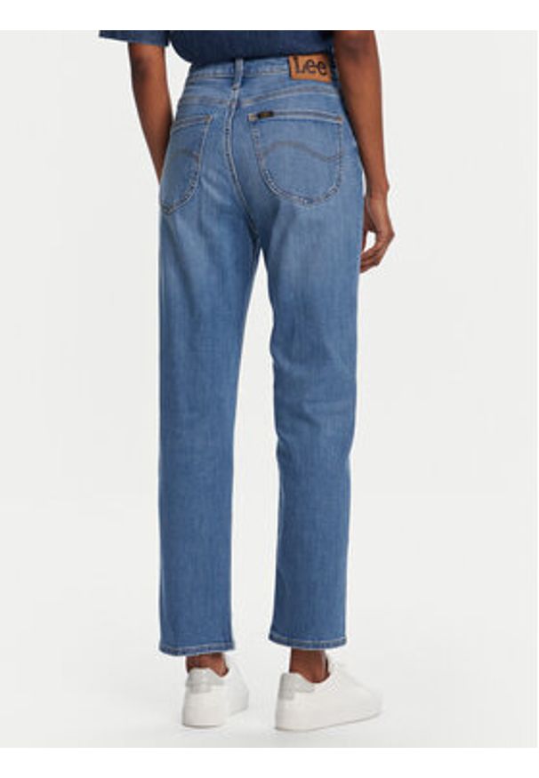 Lee Jeansy Carol 112355263 Niebieski Straight Fit. Kolor: niebieski