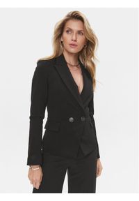 Liu Jo Marynarka CF3060 J1857 Czarny Regular Fit. Kolor: czarny. Materiał: syntetyk, wiskoza #1