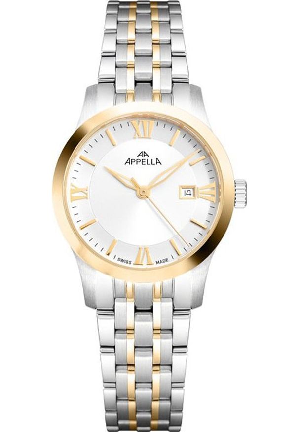 Zegarek Acappella Zegarek damski Appella L32004.2163Q srebrny. Kolor: srebrny