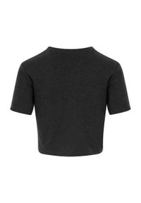 AWDIS - Top Damski / Damski Heather Triblend Crop Top. Kolor: czarny