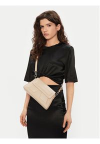 Karl Lagerfeld - KARL LAGERFELD Torebka A1W30155 Beżowy. Kolor: beżowy. Materiał: skórzane #3