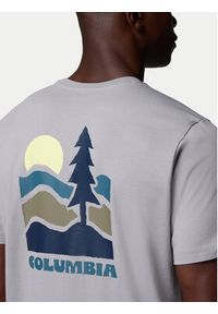 columbia - Columbia T-Shirt Explorers Canyon™ 2036451 Szary Regular Fit. Kolor: szary. Materiał: bawełna #5