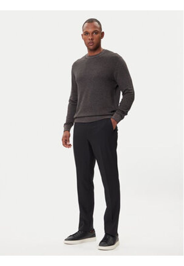 Armani Exchange Sweter XM001913 AF18841 FC012 Czarny Slim Fit. Kolor: czarny. Materiał: wiskoza, bawełna