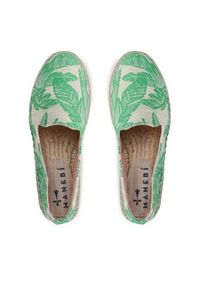 Manebi Espadryle Cotton Jaquard Double Sole Espadrilles G 4.8 D0 Zielony. Kolor: zielony. Materiał: materiał #4