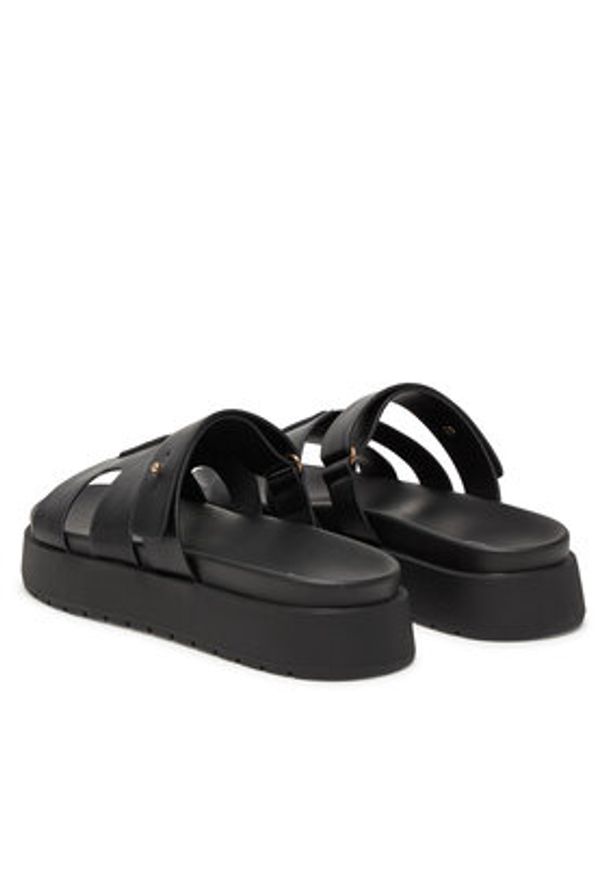 DeeZee Klapki HY69916-2 Czarny. Kolor: czarny. Materiał: materiał