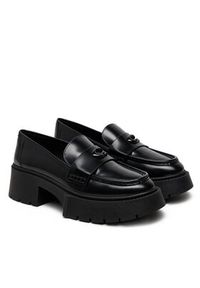 Coach Loafersy Leah CZ382 Czarny. Kolor: czarny. Materiał: skóra #5