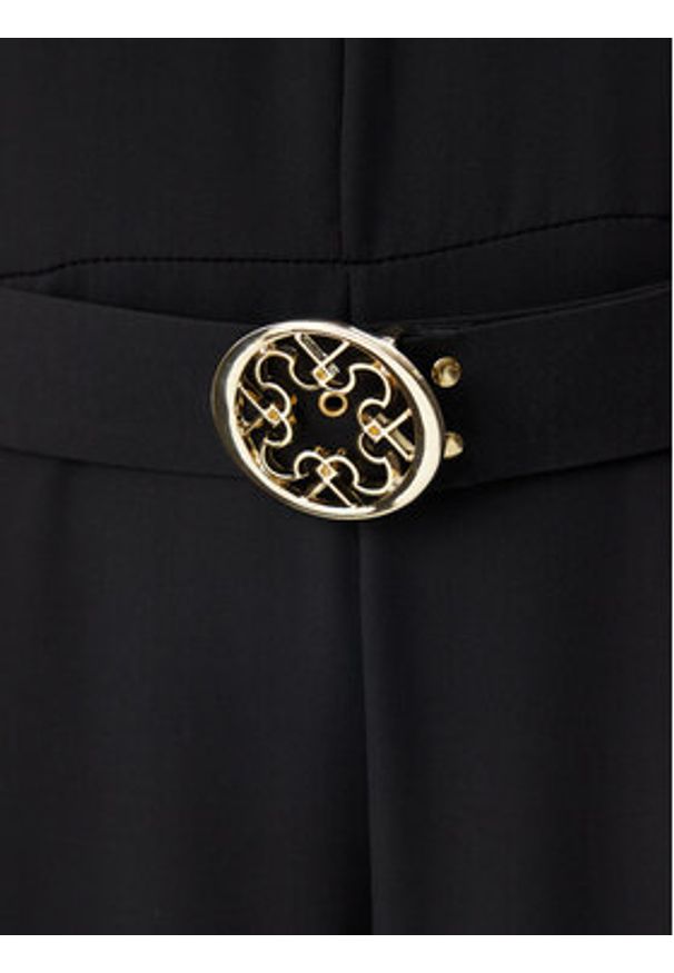 Rinascimento Kombinezon CFC0122556003 Czarny Regular Fit. Kolor: czarny. Materiał: syntetyk