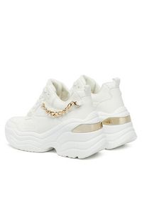 DeeZee Sneakersy AM25240 Biały. Kolor: biały. Materiał: skóra