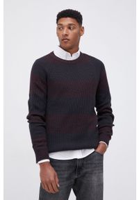 PRODUKT by Jack & Jones - Produkt by Jack & Jones Sweter męski kolor fioletowy ciepły. Okazja: na co dzień. Kolor: fioletowy. Materiał: dzianina. Długość rękawa: długi rękaw. Długość: długie. Styl: casual #4