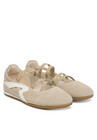 Replay - REPLAY Baleriny GWSN2 .000.C0008L Beżowy. Kolor: beżowy. Materiał: zamsz, skóra #2