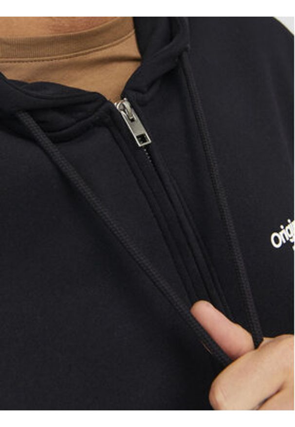 Jack & Jones - Jack&Jones Bluza Vesterbro 12241691 Czarny Relaxed Fit. Kolor: czarny. Materiał: syntetyk, bawełna