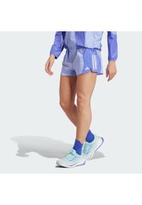 Adidas - Szorty Own the Run Base AEROREADY. Kolor: niebieski. Materiał: materiał. Sport: bieganie #1