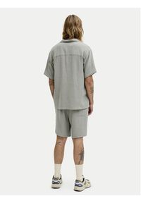 Jack & Jones Komplet koszula i szorty materiałowe Nantucket 12302220 Zielony Relaxed Fit. Kolor: zielony. Materiał: bawełna #3