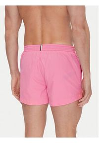 BOSS Szorty kąpielowe Mooneye 50469280 Różowy Regular Fit. Kolor: różowy. Materiał: syntetyk